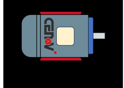 moteur électrique schéma fixation-B7