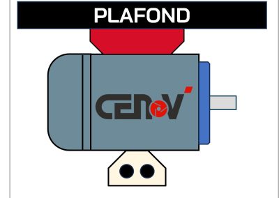 moteur électrique schéma fixation-B8