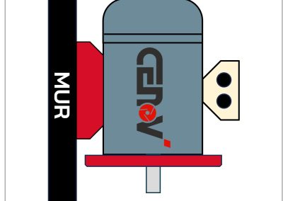 moteur électrique schéma fixation-V15