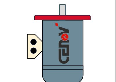 moteur électrique schéma fixation-V3