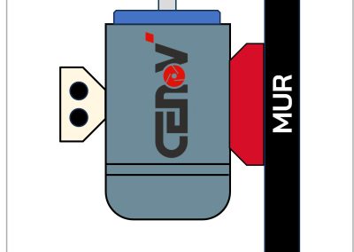 moteur électrique schéma fixation-V6