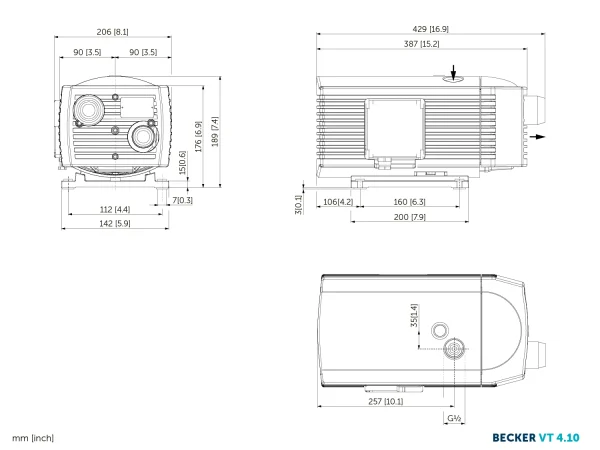 Pompe VT 4.10 MONO 0.37kW - G008221 – Image 3