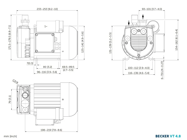 Pompe VT 4.8 MONO 0.37kW - G053623 – Image 2